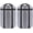 Grey 24L 2-PACK, variant on Waterproof Compression Stuff Sack, Lightweight for Travel Camping