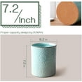thumbnail image 6 of pupikeji 7.2" Kitchen Utensil Holder, Extra Large Farmhouse Utensil Holders for Countertop, Ceramic Utensil Crock, Anti Slip Cork Bottom, 6 of 7
