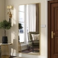 thumbnail image 7 of BEAUTYPEAK 76"x34" Full Length Mirror Rectangle Floor Mirrors for Standing Leaning or Hanging, Gold, 7 of 7