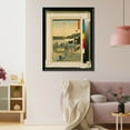 thumbnail image 3 of Historic Framed Print, Tokyo meisho zu Translation:Scenic places in Tokyo., 17-7/8" x 21-7/8", 3 of 9