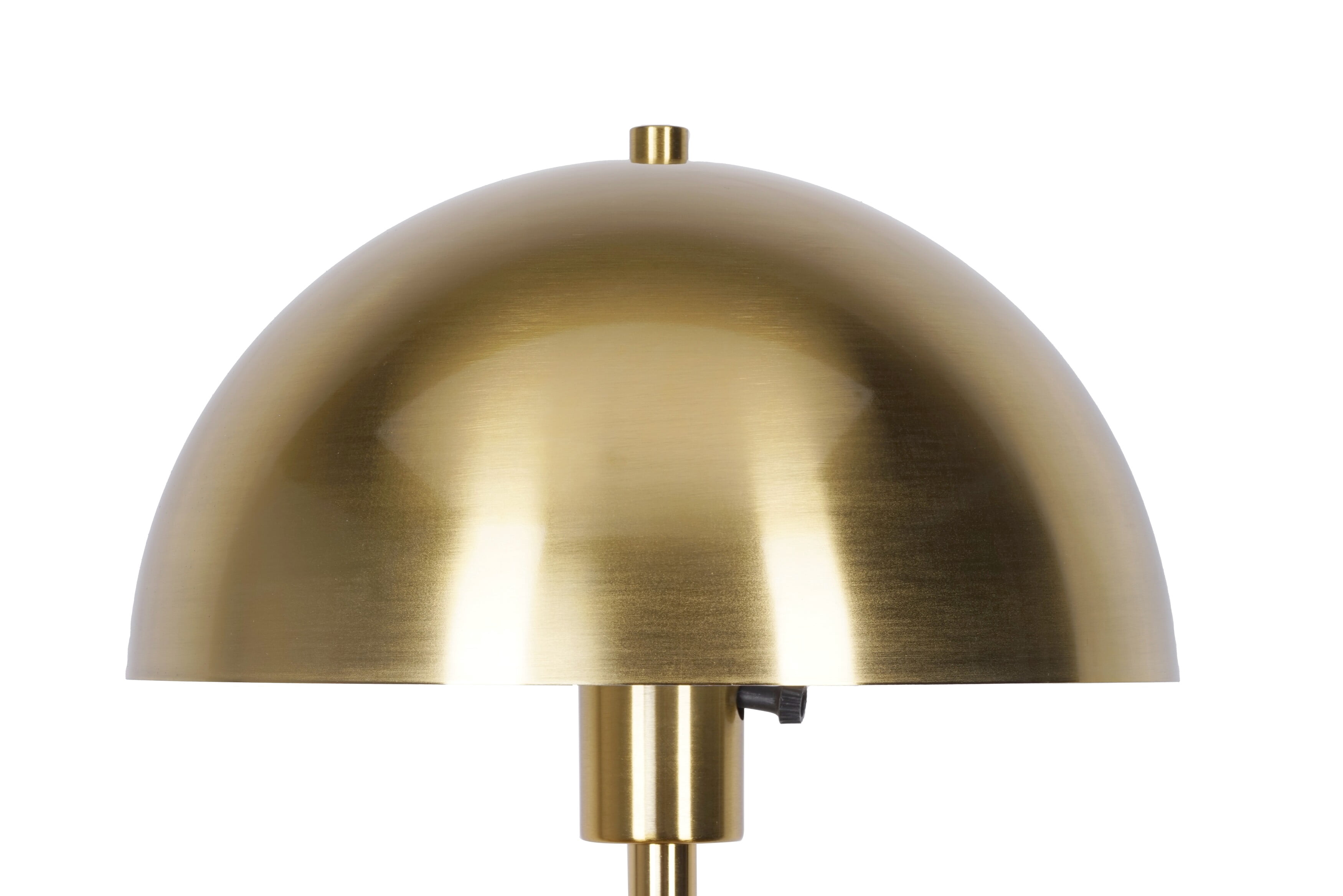 Kenroy Home Vega 56'' Floor Lamp with Brushed Gold Metal Dome Shade Modern Floor Light Fixture for Living Room, Bedroom, or Office, Brushed Gold