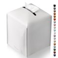 thumbnail image 1 of Funda Para Caja De Pañuelos Tclouda Moderno Soporte Cuadrado De Piel Sintética Para Decoración Creativa, Ideal Para Baños, Oficina, Coche, Mesita De Noche, Tienda De Campaña Al Aire Libre, Mesa De Com, 1 of 5
