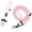 Pink Color, variant on Action Camera Lanyard Adjustable Shoulder Straps Rapid Clip Mechanism Ergonomic Support for Action4/5/