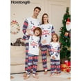thumbnail image 2 of Conjuntos de pijamas de Navidad a juego para la familia, conjuntos de ropa a juego para madre, padre y niños, ropa de dormir navideña de caribú de Feliz Navidad, 2 of 4