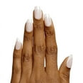 thumbnail image 3 of Olive & June Instant Mani Maximalist Medium Coffin Press-On Nails, White Chrome French, 42 Pieces, 3 of 8