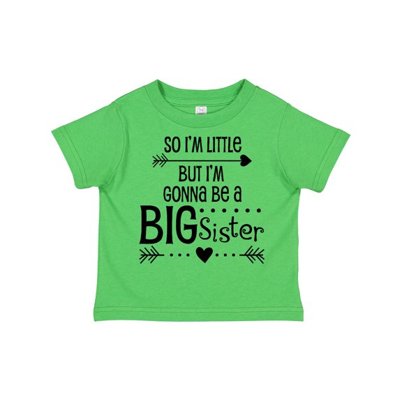 Inktastic So I'm Little, but I'm Gonna Be a Big Sister Girls Toddler T-Shirt