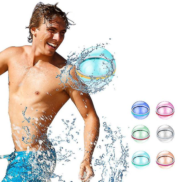 Pack De 6 Bolas De Agua Reutilizables Hurricane - Bombas De Agua Reutilizables Tiktok,11 kaili Sencillez
