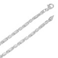 thumbnail image 2 of 3.3mm Solid .925 Sterling Silver Round Link Choker Chain Necklace, 16 inches, 2 of 7