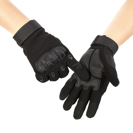 Full Hands Gloves - Men Outdoor Gloves Rock Climbing Rubber Full Fingers Gloves Hand Protector