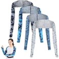 thumbnail image 1 of HUGFEGWE 4 Pcs Châle Rafraîchissant pour Femmes Manches de Bras Protection Solaire Châle pour Couvrir les Bras pour Femmes CJB91-79251, 1 of 9