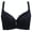 Black, variant on Womens Swim Tops with Bra Built In, Ladies Lace Bra with Underwire Women's Straps Lace Floral Stretch Underwire, Strapless Bra with Clear Straps, Womens Tank with Built In Bra, Black,38/85C