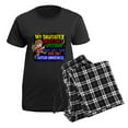 thumbnail image 5 of CafePress - Rocks Spectrum Autism Women's Dark Pajamas - Women's Short Sleeve Print T-Shirt and Pants Dark Cotton Pajama Set, 5 of 7