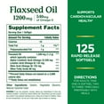 thumbnail image 7 of Nature's Bounty Flaxseed Oil Softgels, 1200 Mg, 125 Ct, 7 of 7