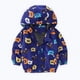 thumbnail image 2 of Gibobby Chamarra acolchada para niñasNiños pequeños Bebé Niñas Niños Manga Larga Estampados Chaqueta A De Viento Con Capucha Ligero Niños Abrigos Cortavi(Marina, 12-18 Meses), 2 of 4