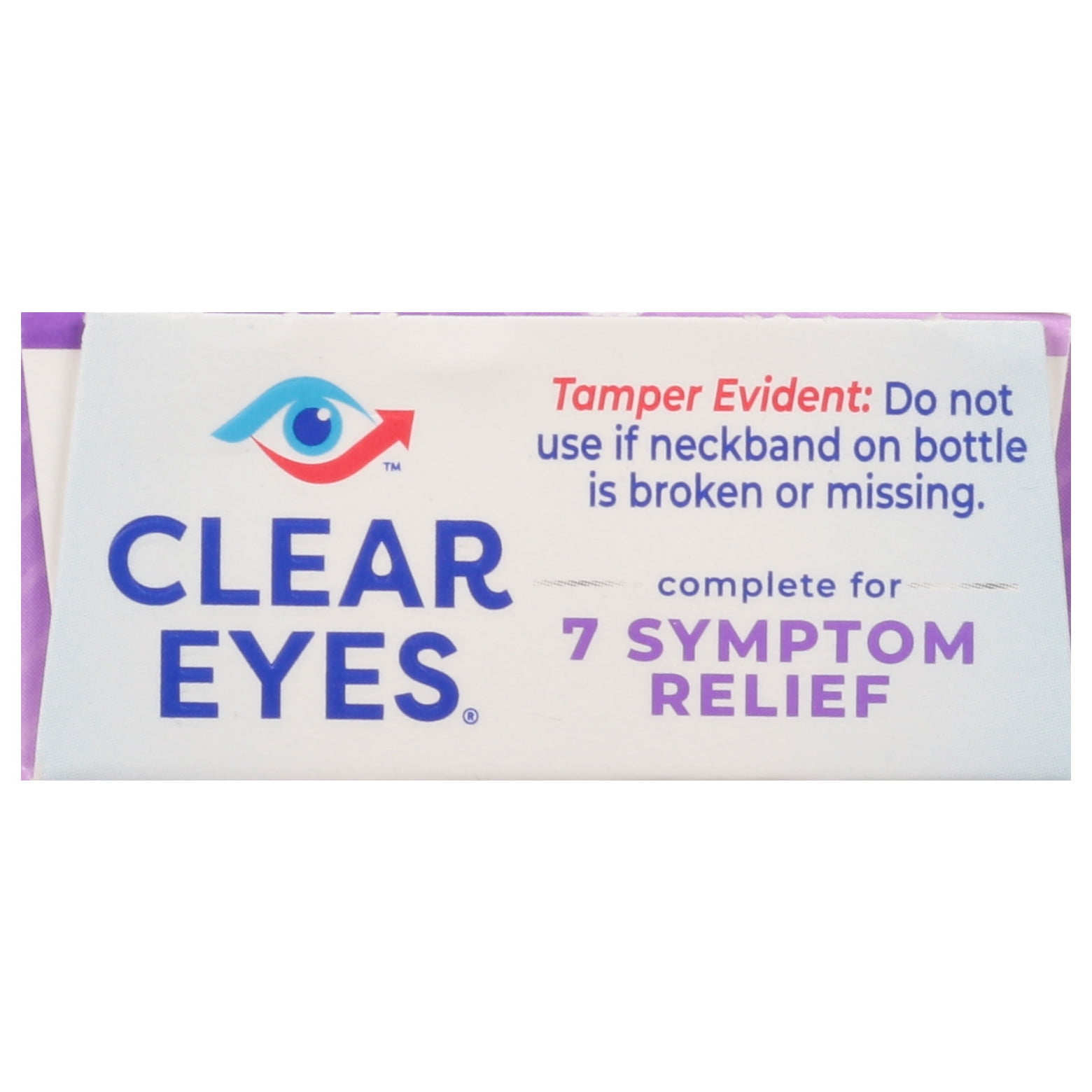 Box of clear eyes natural tears lubricant isolated on white background  Stock Photo - Alamy