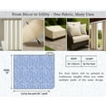 thumbnail image 6 of Soimoi 56 Inch Wide Waterproof Taffeta Fabric by 5 Yard | Blue Leaves Theme | Outdoor Use for Furniture Covers, Umbrellas, Patio Decor & More, 6 of 7