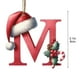 thumbnail image 3 of Uuiauoio Alphabet Letters Christmas Ornament,Christmas Letters Ornaments A to Z Ornament Letters Decorative Hanging Xmas Alphabet Letters for Christmas Tree(M), 3 of 6
