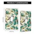 thumbnail image 2 of 1-Gang Toggle Wall Plate Single Light Switch Cover - Retro flowers birds watercolor, 2 of 5