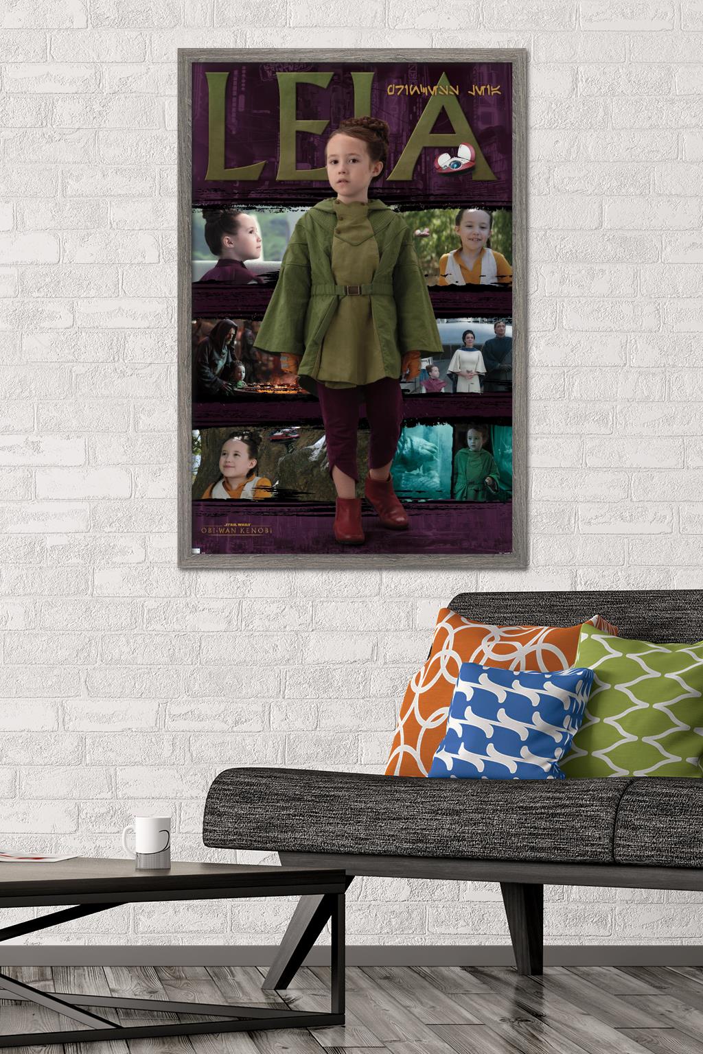 Star Wars: Obi-Wan Kenobi - Princess Leia Wall Poster, 22.375" x 34" Framed