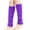 Purple, variant on MEICHEN Leg Warmers for Women Ribbed Knit Fall Winter Sock Sleeves Fashion Yoga Ballet Dance Sports Sock Covers