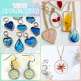 thumbnail image 7 of Uxcell 36 Pcs Open Bezel, Heart Resin Bezels Pendants Open Back Bezels for DIY Crafts Bright Silver, 7 of 7
