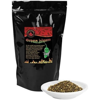 Fiery Farms Green Granulated Jalapeno Pepper - 1KG/2.2 lbs of Flavorful Spice!