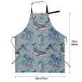 thumbnail image 5 of Bingfone Underwater Animals And Flowers Apron Gifts For Men, Women Professional Grade Chef Apron For Kitchen,Bbq & Grill, 5 of 9