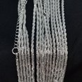 thumbnail image 4 of Cadena de collar de plata,Cadena de cuerda torcida de plata Collar de cuerda torcida de plata Cadena de plata Salida de alta intensidad, 4 of 8