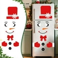 thumbnail image 2 of dajkiuy Christmas Snowman Refrigerator Sticker Set, Cute Snowman Fridge Stickers Decoration for Wall Door Party Supplies Home Decoration, 2 of 9