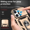 thumbnail image 4 of Estuche GANGXUN para iPhone 14 Pro, soporte giratorio 360°, estilo mecánico y magnético, 4 of 5