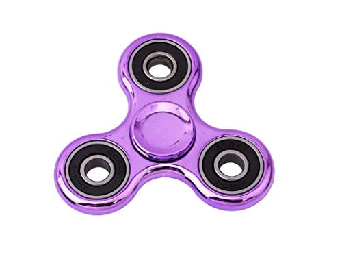 Details about   NEW PURPLE Metallic Heavy Fidget Spinner Toy Anti Anxiety Help Focus ADHD in box 