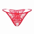 thumbnail image 1 of Ropa interior sexy con masaje de perlas, tanga transparente con entrepierna abierta para mujer, pantalones tipo T, verdadera tentación, 1 of 5