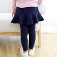 thumbnail image 7 of JUMESG Girl Leggings Girls' Capris Leggings Cotton Cropped Leggings School Uniform Laggings for Girls (Navy,5-6 Years), 7 of 7