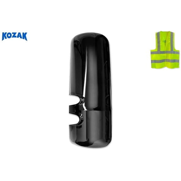 Kozak Compatible with T680 T880 Black Door Mirror Cover Left Driver Side