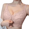 thumbnail image 3 of Women's Soft Front Zip Wireless Lifting Bra Comfortable Shaping Bra Everyday Supportive Bra, 3 of 4