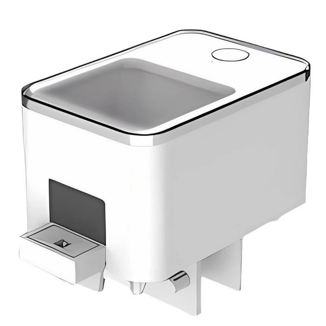 Alimentador automático con temporizador inteligente WiFi, 100/250/350 ml, alimentador de peces, control por aplicación