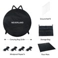 thumbnail image 4 of Carpa de ducha portátil NEVERLAND Pop Up 120 x 120 x 195 cm, color negro, 4 of 9