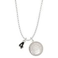 thumbnail image 1 of Delight Jewelry Silvertone Black Number - 4 To the World You are a Mother Locket Necklace, 1 of 4