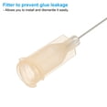 thumbnail image 4 of Agujas de dispensación de 26Ga, 102PCS, agujas de dispensación de punta roma de 1/2 pulgada con jeringas de bloqueo Luer para rellenar tintas líquidas, adhesivos, aceites, marrón, 4 of 7
