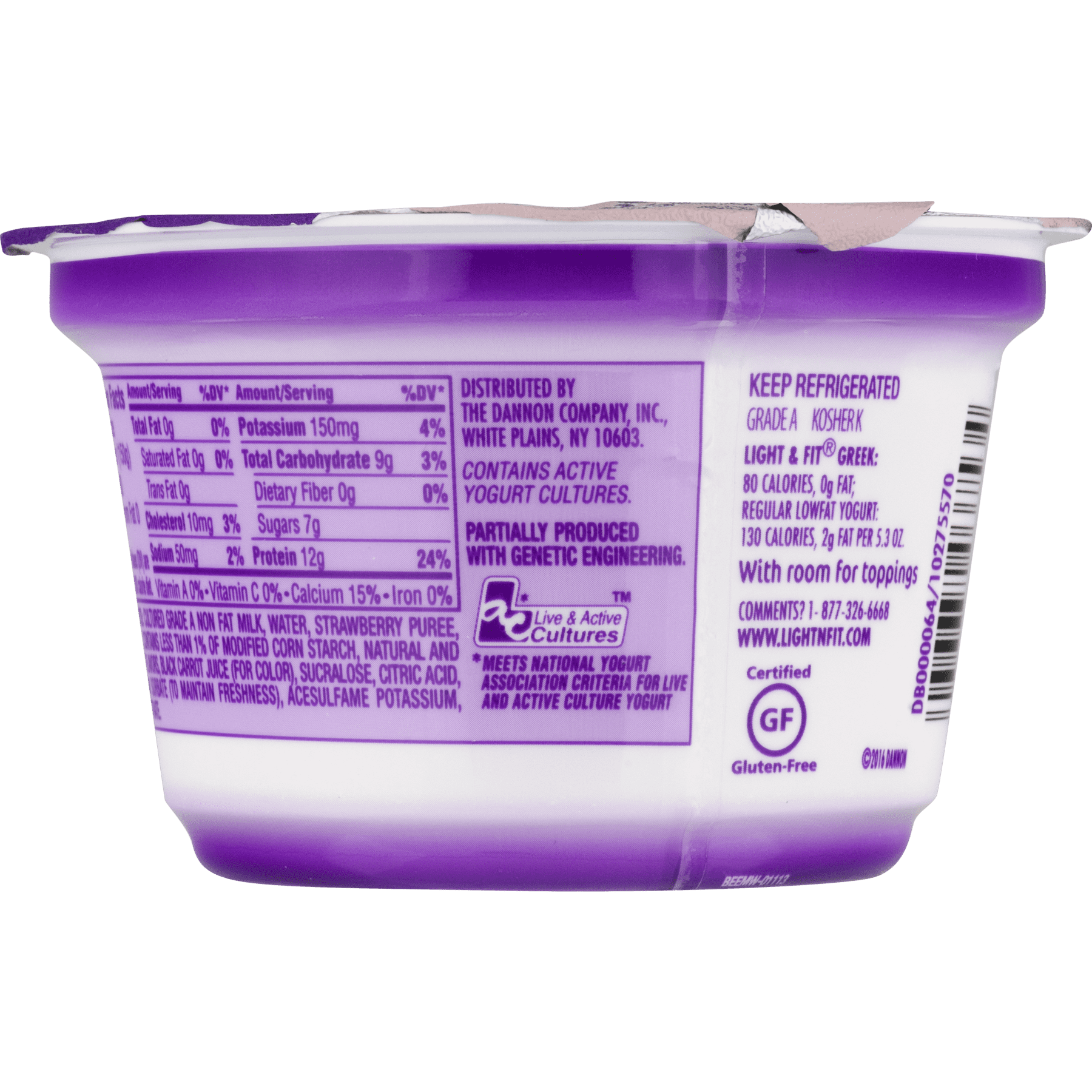 Dannon Light And Fit Yogurt Nutrition Facts Bios Pics