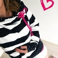 thumbnail image 4 of Mujeres Sexy Crop Floral Stripe Printed Splicing Workout Outwears Manga larga con cuello en V Sudaderas con capucha Sweatershirt Casual Otoño Blusa Tops Fridja fksj3887, 4 of 6