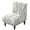 Gray, variant on HonorHut Armless Chair Cover Jacquard Chair Slipcovers Without Arms Stretch Wing Back Chair Cover Chenille Printed Seat Cover Soft Washable Furniture Protector Grey