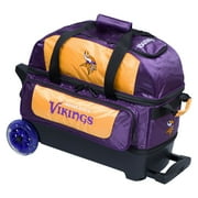 Purple Minnesota Vikings Two-Ball Roller Bowling Bag