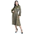 thumbnail image 5 of Vestido plisado con laso Roman Fashion / Juvenil, 4322 (Dorado) dorado CH, 5 of 5