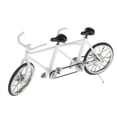 thumbnail image 2 of Modelo de Bicicleta Tándem 1/16 Sunnimix Aleación Decoración Del Hogar Blanco, 2 of 7