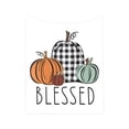 thumbnail image 2 of Gumesh Halloween Throw Blanket 51" x 39" - Soft Flannel Ghost Blanket, Cozy Plush for Couch, Sofa & Bed, Fall Winter Decor, for Kids & Adults (White), 2 of 5