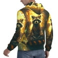 thumbnail image 6 of Cauagu Tree Meditating Raccoon for Men's Pullover Hooded Sweatshirt Athletic Casual Hoodie Aautumn Hoodie Sweatshirt for Men Pullover Casual Hooded Sweatshirt-X-Large, 6 of 7