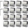 thumbnail image 1 of 2025 16 Pack 304 Stainless Steel Glass Clamps - Adjustable Square Glass Clamps For Stair Balustrades and Handrails, 8-10mm Thick, 1 of 4