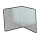 thumbnail image 3 of Protector de grasa, protector de acero inoxidable antiadherente, protector de aceite, protector plegable para 80 cm x 40 cm, 3 of 9
