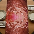 thumbnail image 5 of Table Runners 72 Inches Long Dress Scarves, Red Ocean Waves Farmhouse Kitchen/Dining Table Runner, Coffee Tablerunners, Summer Beach Coastal Abstract 13x72 Inch, 5 of 9